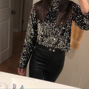 Sequins top in perfect condition (worn once)